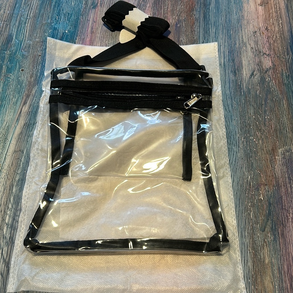 Vorspack Clear Bag Stadium Approved - TPU Clear Purse Clear Crossbody Bag